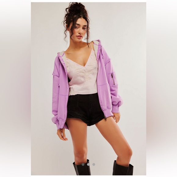 We The Free Jackets & Blazers - NWT $148 We The Free People By Your Side Hoodie Zip Up